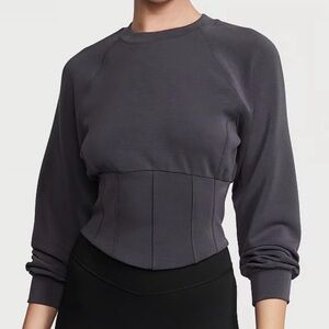 VS Grey Corset Sweatshirt